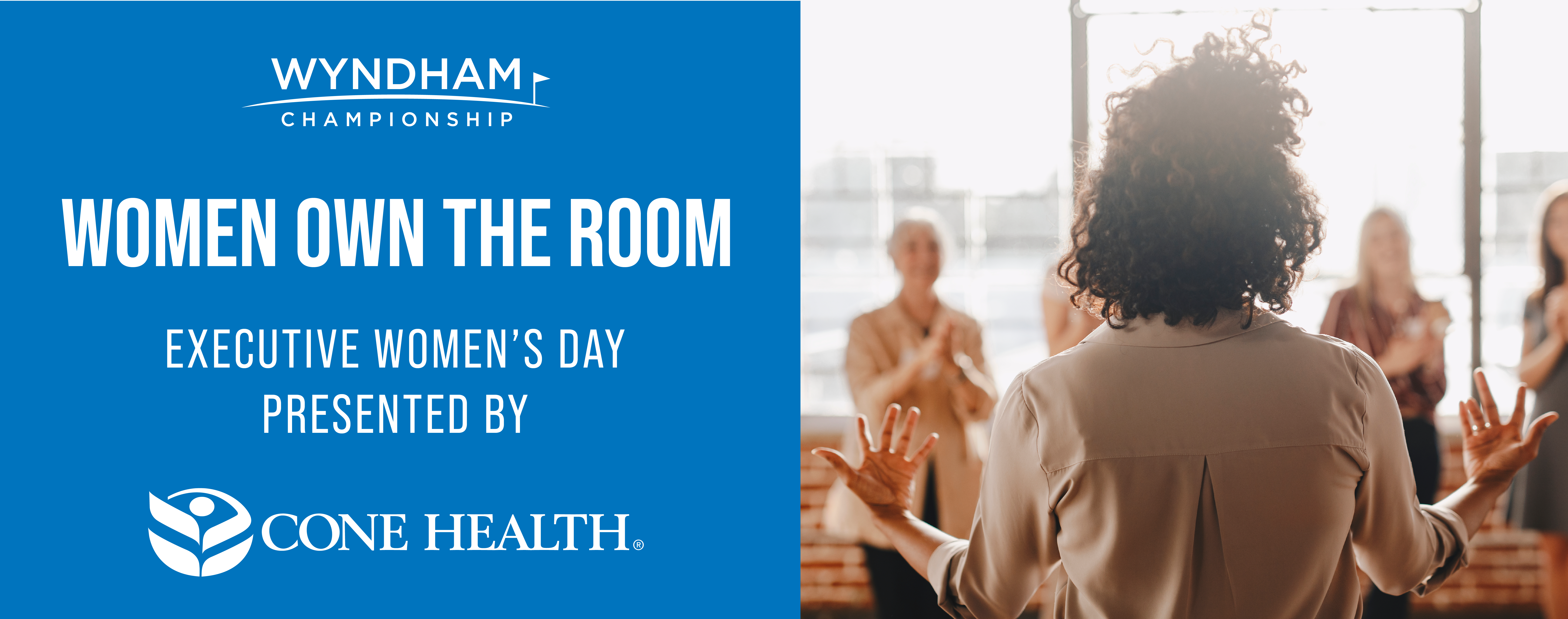 WOMEN OWN THE ROOM WYNDHAM CHAMPIONSHIP EXECUTIVE WOMENS DAY; FREE LIVE STREAM